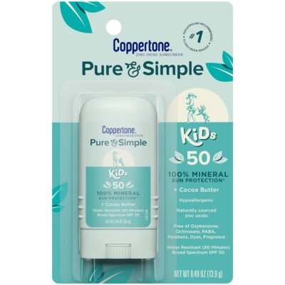 Coppertone Pure and Simple Kids Sunscreen Stick SPF 50 Only $5.89