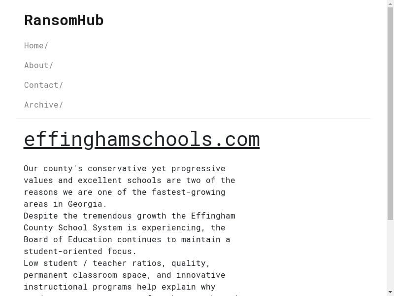 Ransomware gang claims responsibility for cyber attack on Georgia school district