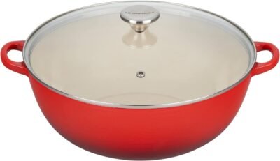 Le Creuset Enameled Cast Iron Chef’s Oven with Glass Lid, 7.5 qt. Only $160.47