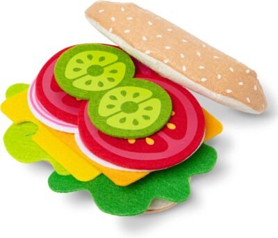 <div>Melissa & Doug Felt Food Sandwich Play Food Set (33 pcs) Only $10.10</div>