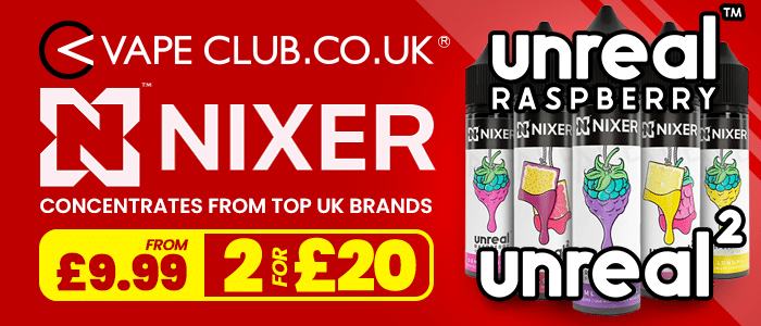 Vape Deal!! Dispergo Nixer X Unreal Long Fill Kit – 2 For Only £20!