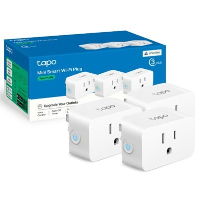 3-Pack TP-Link Tapo Matter Supported Smart Plug Mini Only $22.99