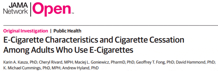 Evidence That Vaping Helps People Stop Smoking