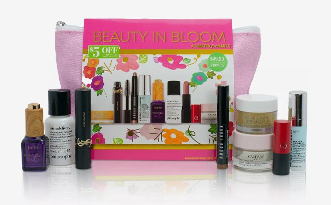 Beauty In Bloom 9-Piece Set $24 at Macy’s ($109 Value)