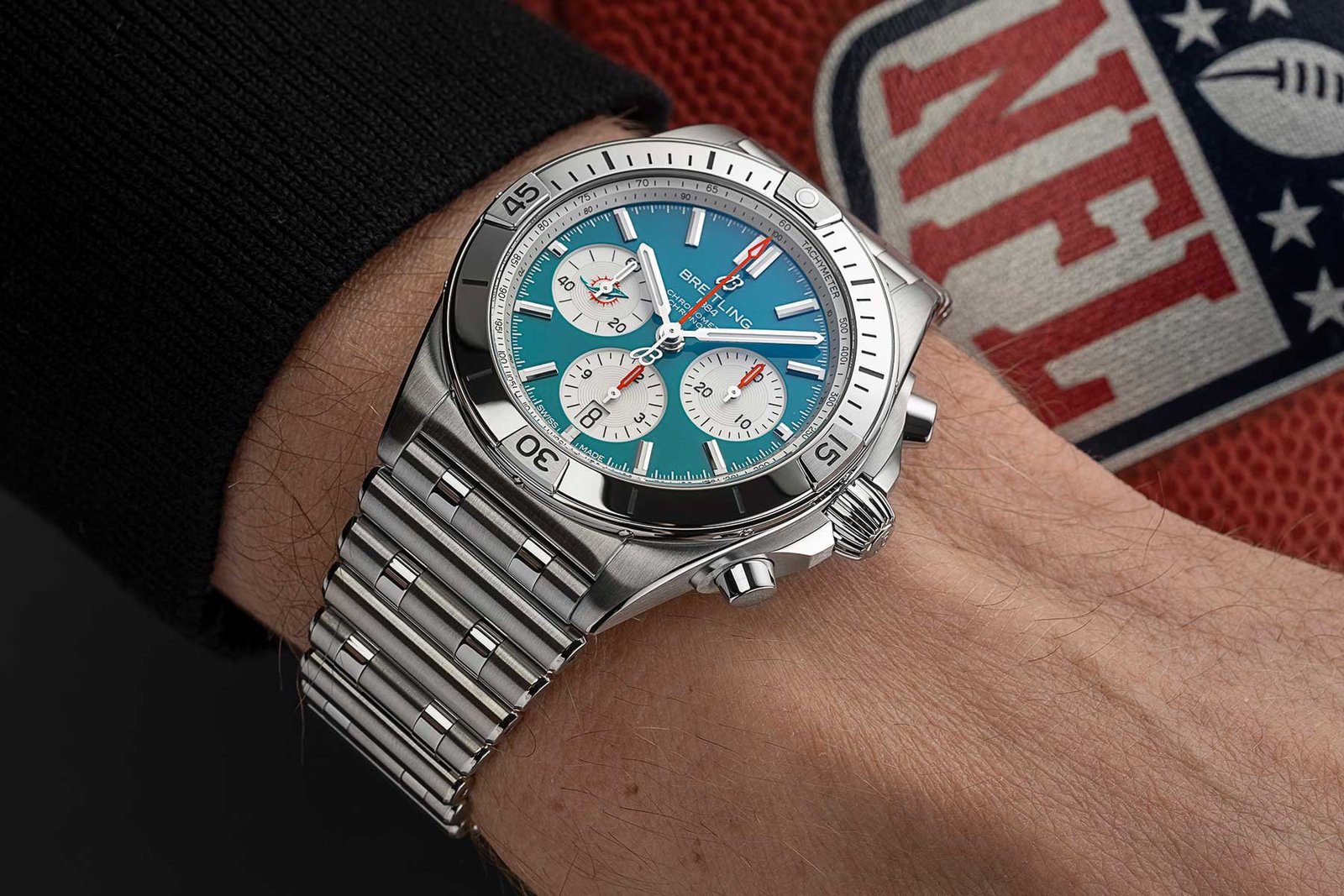 Omaha, 88, Hut Hut! The Breitling Chronomat NFL Collection Scores Big!