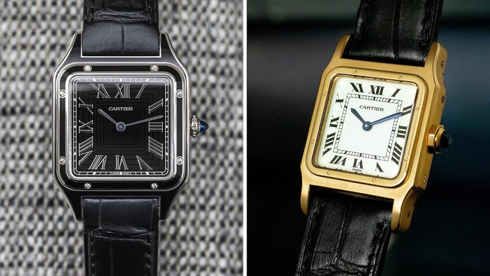 Sunday Morning Showdown: The Cartier Santos-Dumont — Current Vs. Vintage