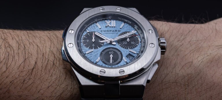 Hands-On: Chopard Alpine Eagle XL Chrono Titanium Rhone Blue Watch