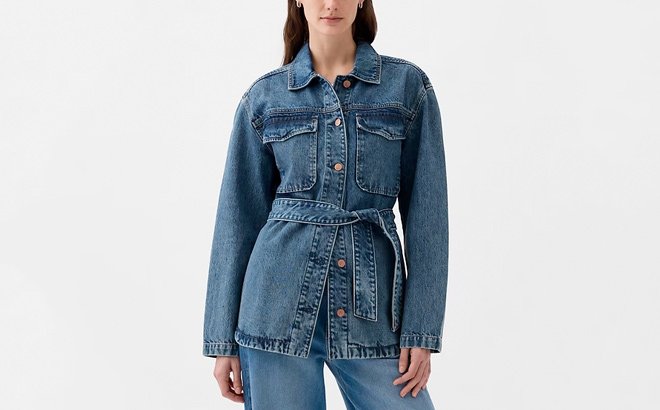 GAP Denim Shirt Jacket $19.80 (Reg $108)