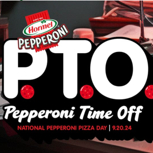 🍕Sweeps Pepperoni Time Off (ends 9/20)