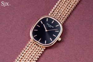 Hands On: Patek Philippe Golden Ellipse Ref. 5738/1R with Chain-Link Bracelet