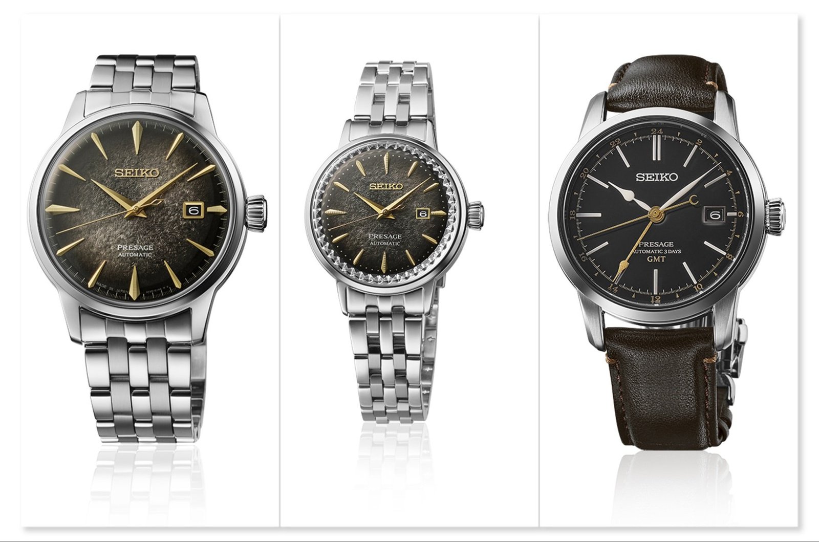 Introducing: Two Seiko Presage Cocktail Time Star Bar Limited Editions And A Lacquer-Dialed GMT