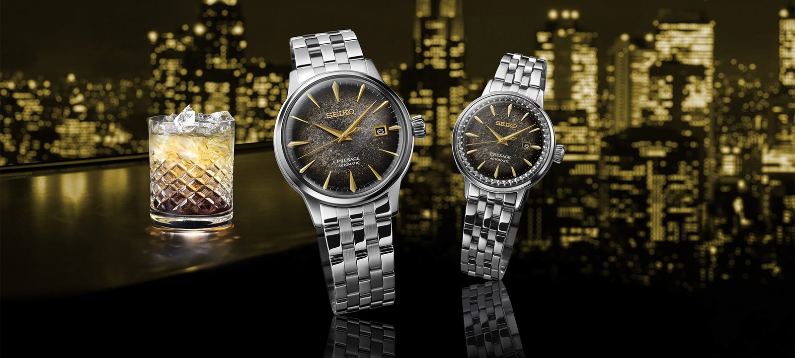 New Release: Seiko Presage Cocktail Time STAR BAR Limited-Edition SRPK93 and SRE015 Watches