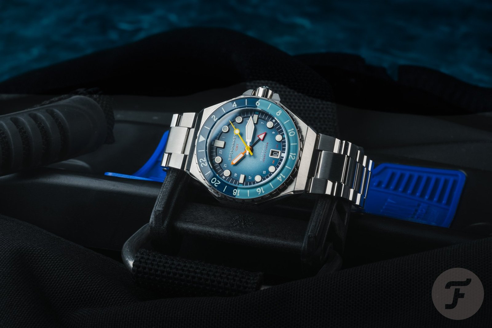 Hands-On With The  Spinnaker Dumas GMT Ocean Blue