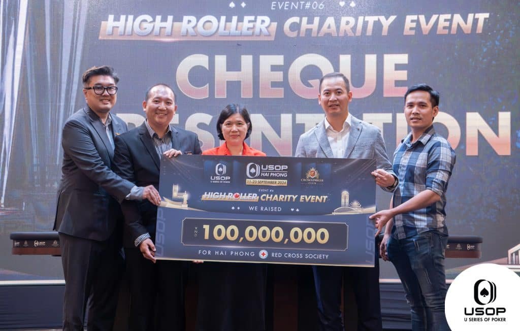 USOP Hai Phong: Cheque Presentation Ceremony for “High Roller Charity Event”