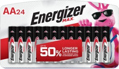 Energizer MAX AA Batteries 24-Count Only $11.88