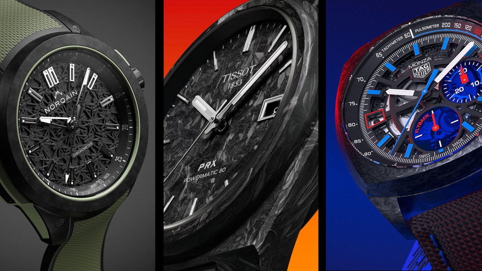 Everything is better in carbon fibre, even watches, so here’s our pick of the best