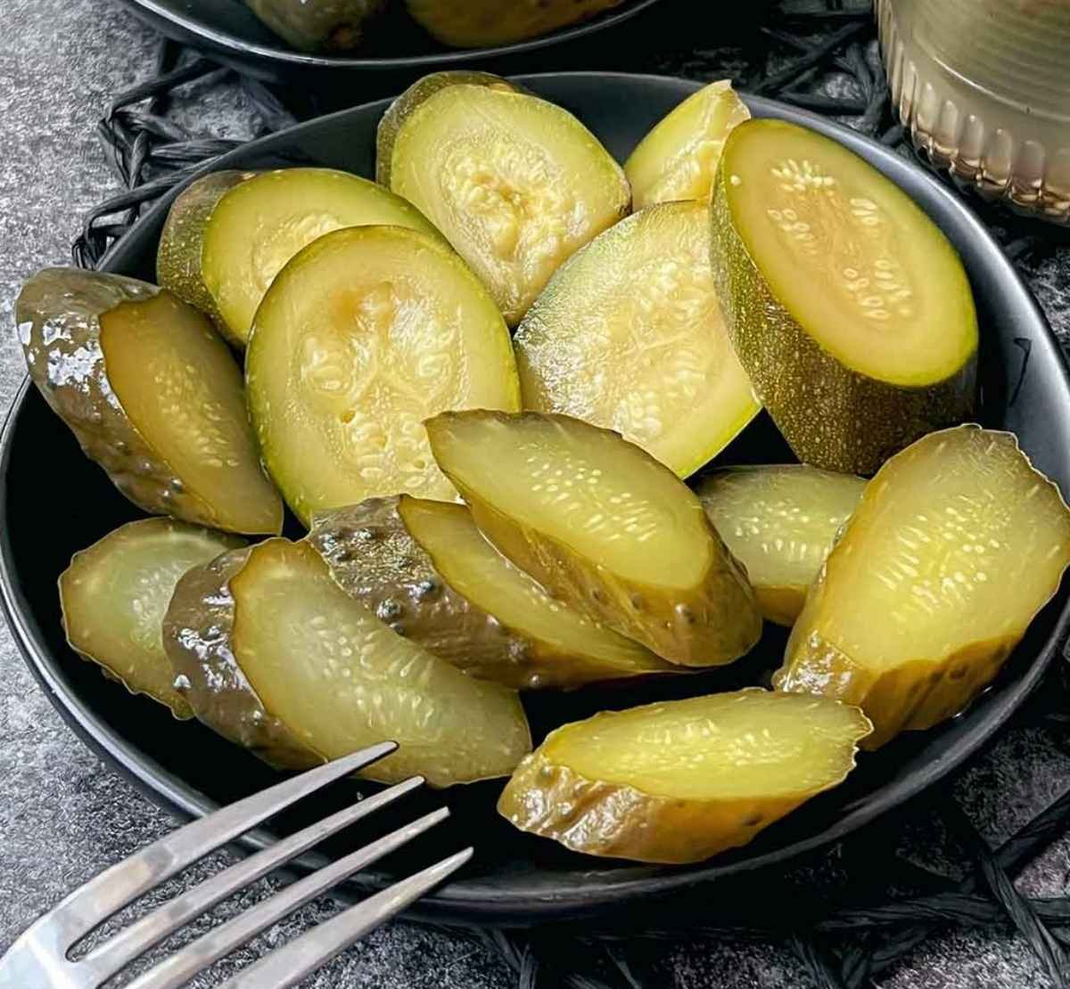 Fermented Zucchini And Cucumbers