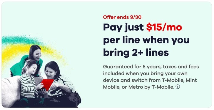 Total Wireless (Verizon) Switch Promo: $15/month Unlimited Plan For Metro, Mint, or T-Mobile Customers