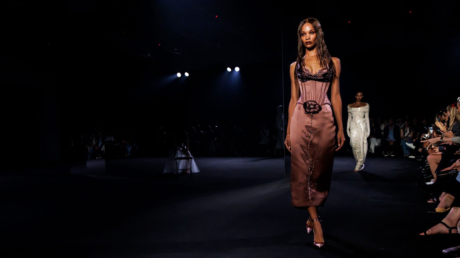 Cabernet Sauvignon-Dyed Dress Debuts at New York Fashion Week