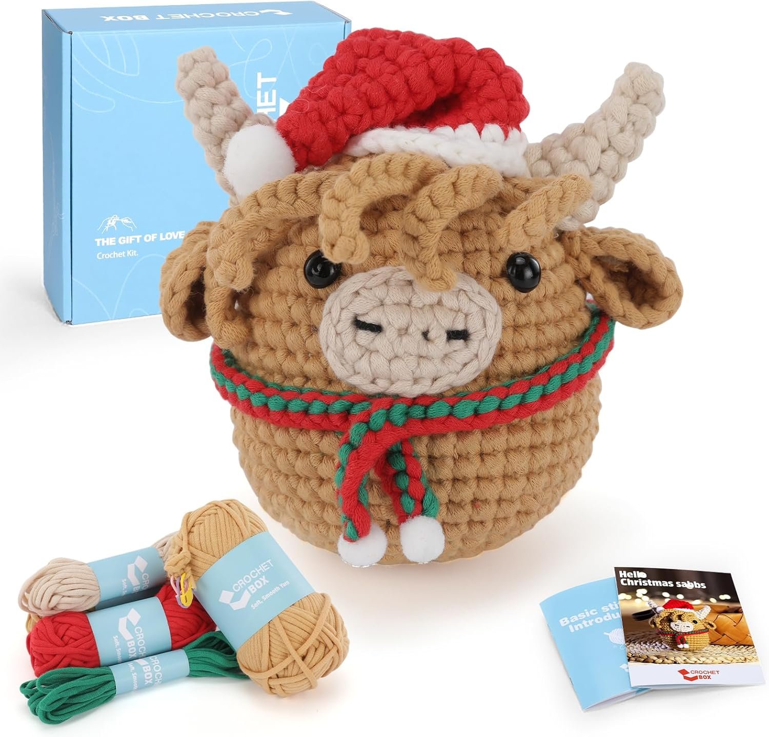 Cudroza Christmas Crochet Kit for Beginners – Only $12.49!