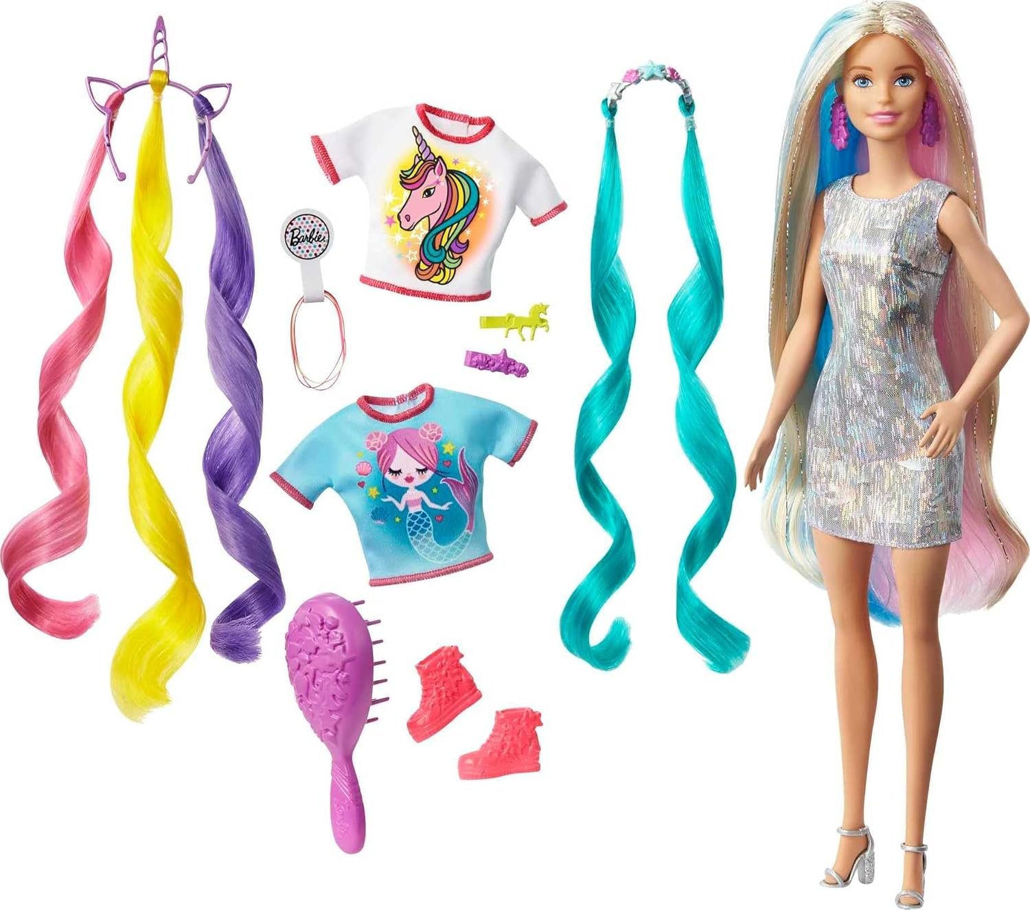 <div>Barbie Fantasy Hair Doll with Mermaid & Unicorn-Inspired Clothes – Only $11.19!</div>