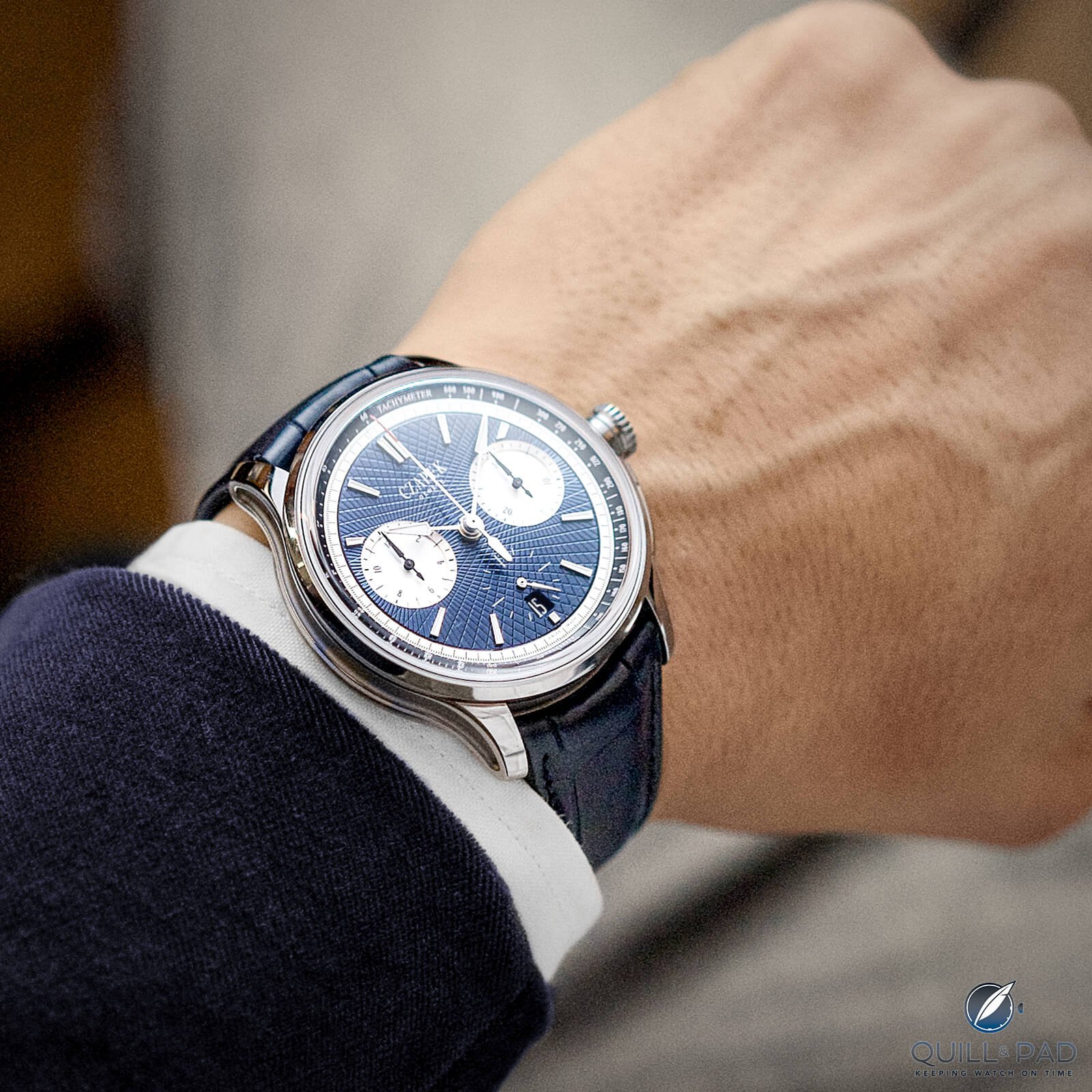 New Release: Czapek Faubourg de Cracovie Crossroads Chronograph: Deep Blue and Secret Alloy