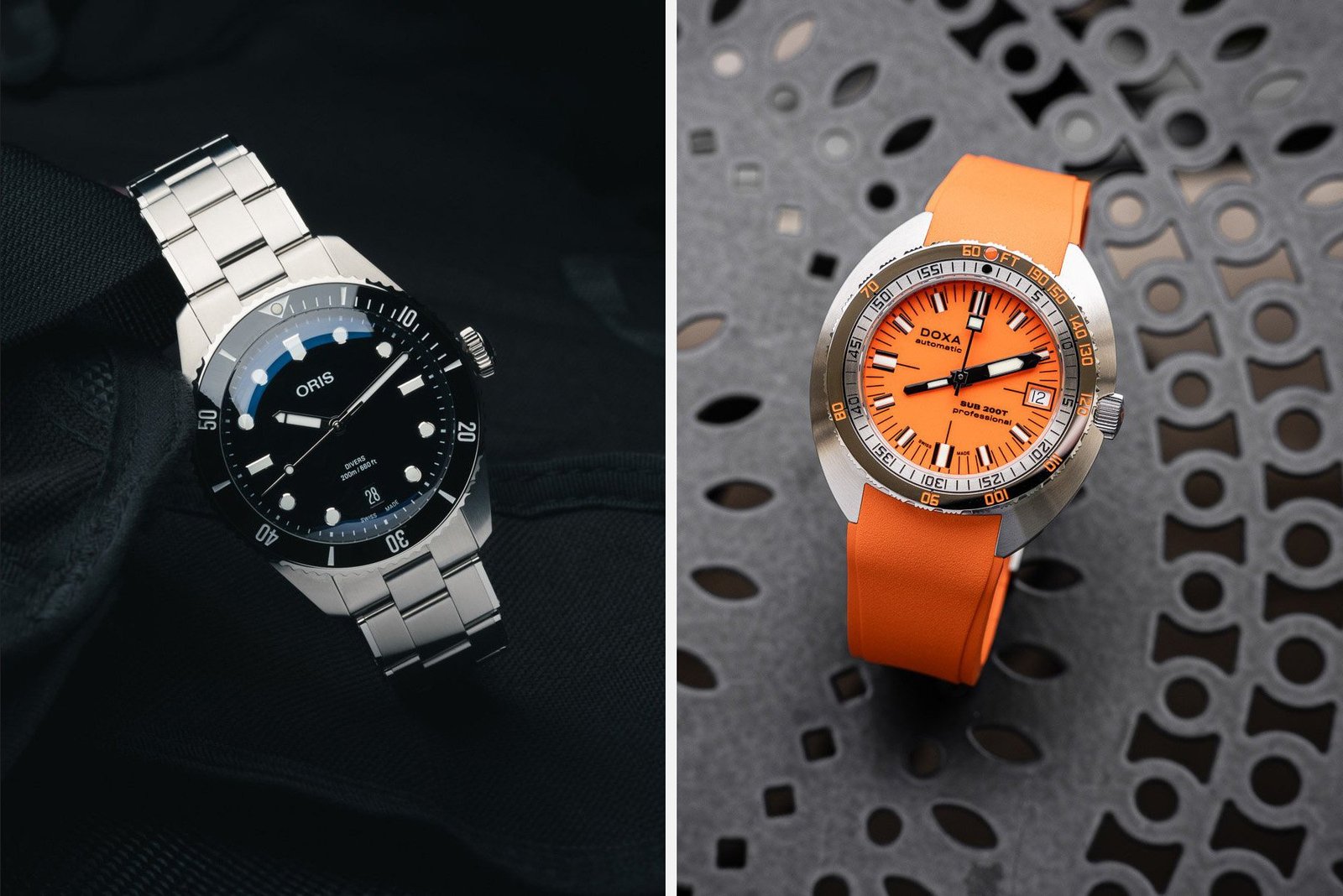 Sunday Morning Showdown: Oris Divers Date Vs. Doxa Sub 200T