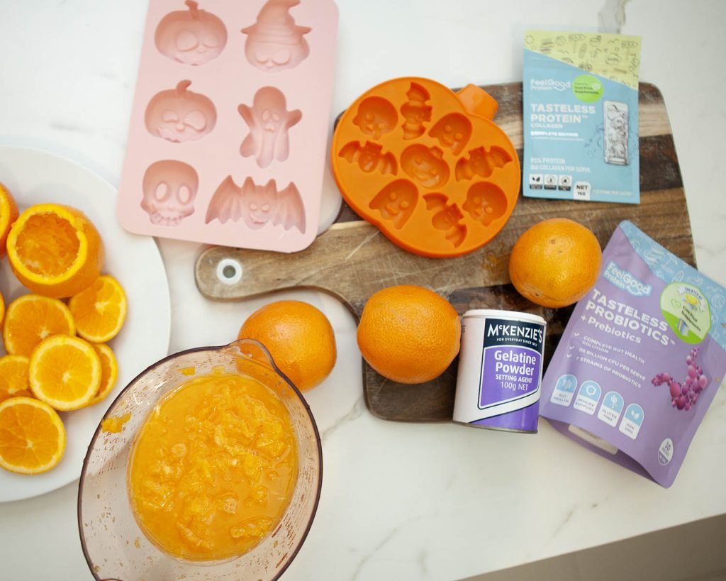 Halloween Orange Probiotic Protein Gummies