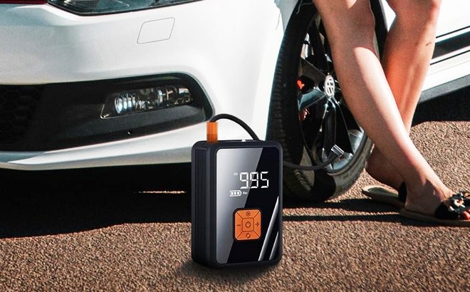 Portable Air Pump $13.99 at Amazon