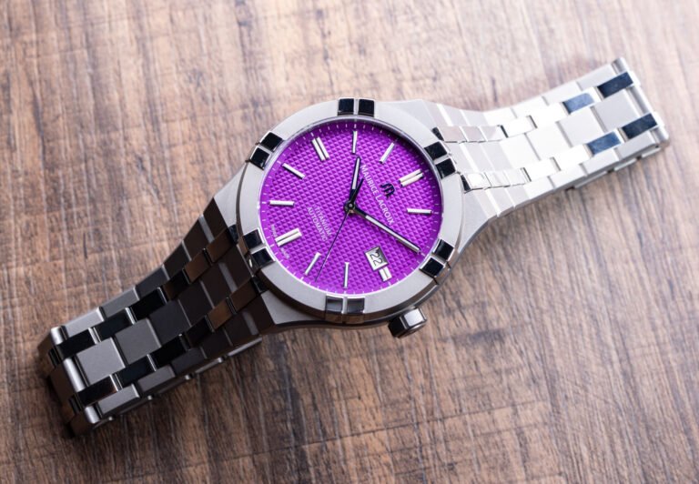 Hands-On: Maurice Lacroix Aikon Automatic Titanium Purple Dial Watches