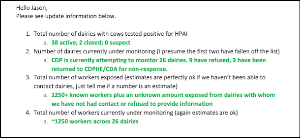 Exclusive: Emails Reveal How Health Departments Struggle To Track Human Cases of Bird Flu