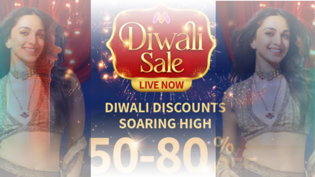 Myntra Diwali Sale: Up to 80% Off + 8% Rewards, Live Now!