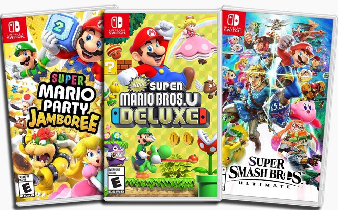 Nintendo Switch Super Mario Games $47