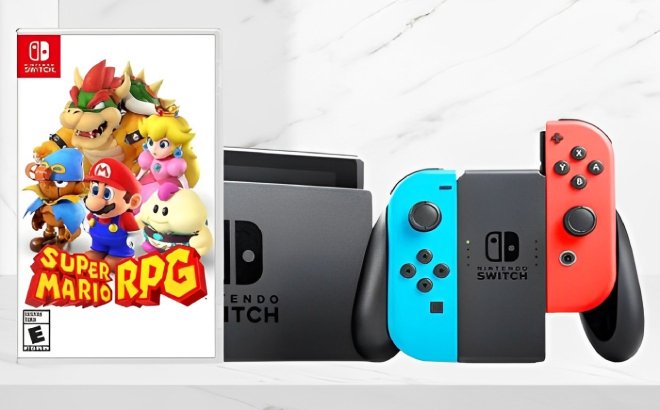 Nintendo Switch Super Mario Bundle $409 Shipped