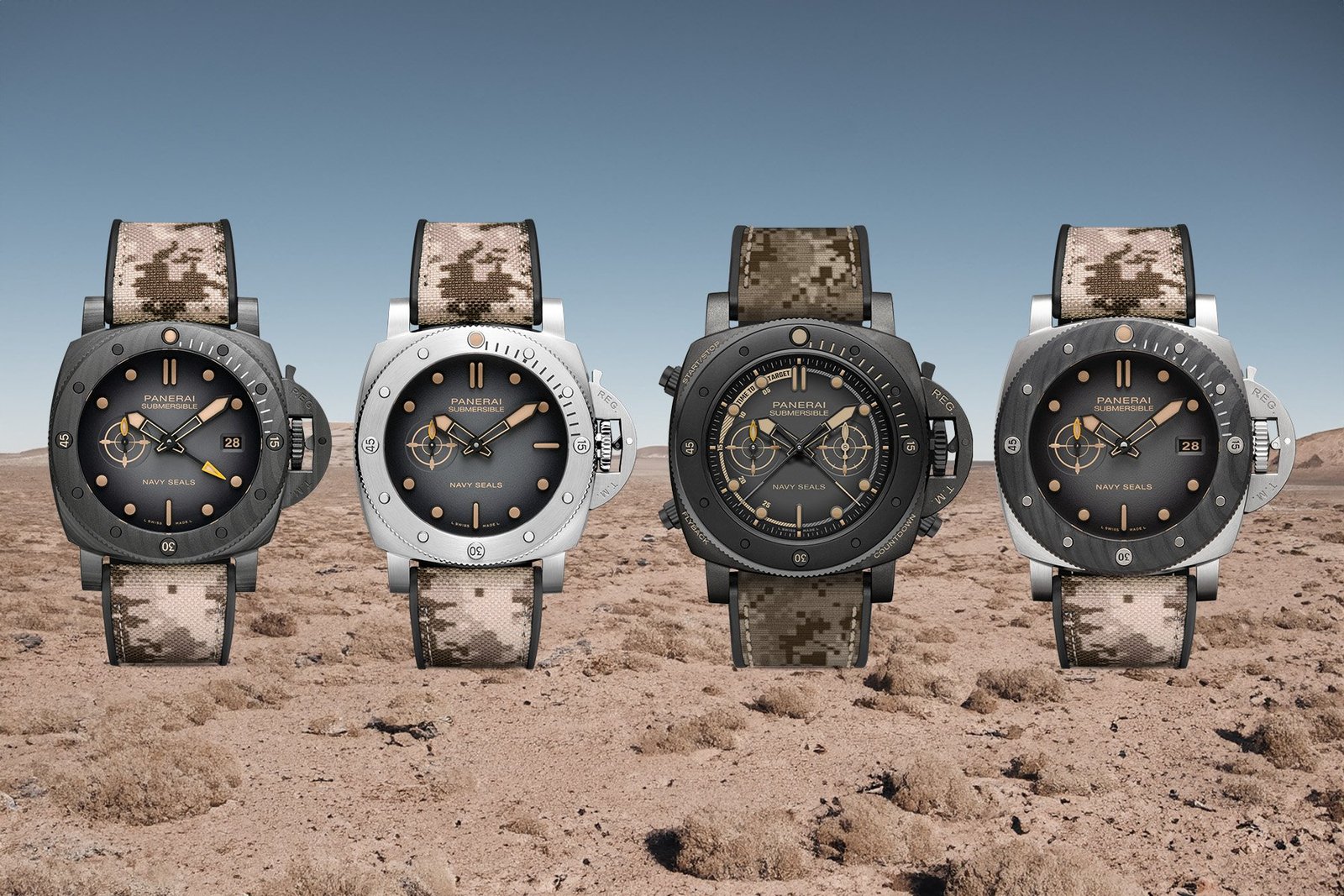 Introducing: A Quartet Of Panerai Submersible Navy SEALs Releases