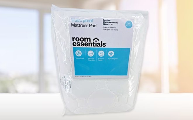 Twin Waterproof Mattress Pad $7.50 at Target