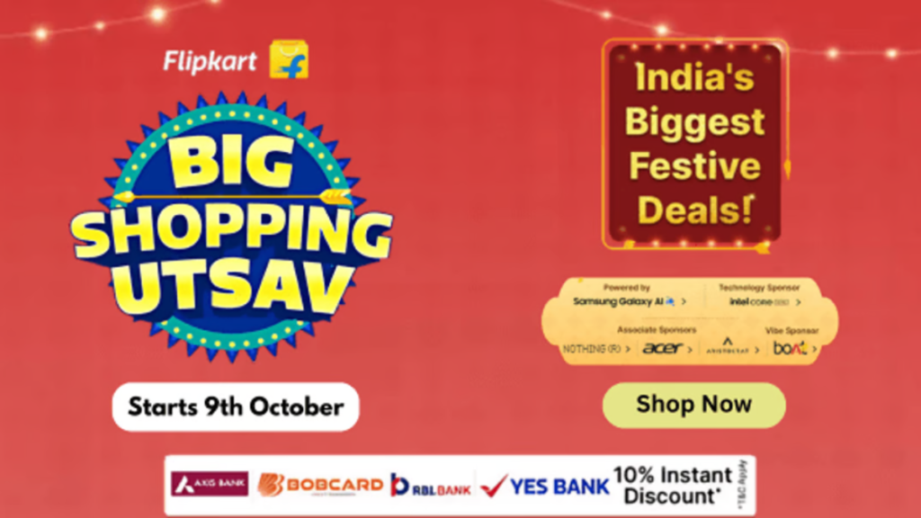 <div>Flipkart Shopping Utsav Dussehra Sale Dates, Offers & 8% Rewards (2024)</div>