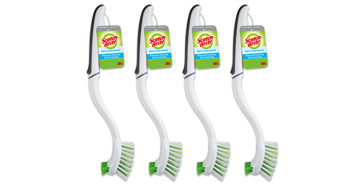 Scotch-Brite Pot and Pan Brush – Set of 4 – Just $8.46!