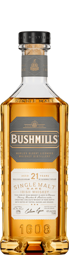 Bushmills 21, 25, and 30 Year Old Whiskey Review