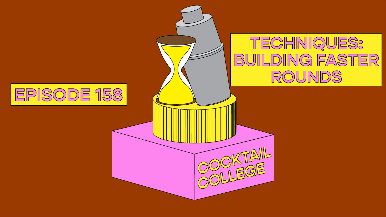 The Cocktail College Podcast: Techniques: Building Faster Rounds