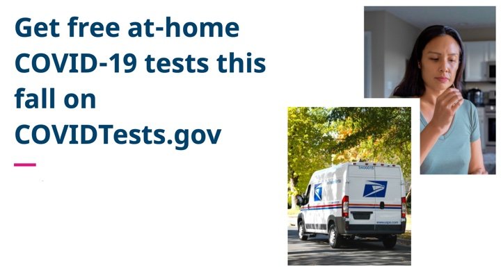 Free At-Home COVID Tests via US Postal Service (September 2024)