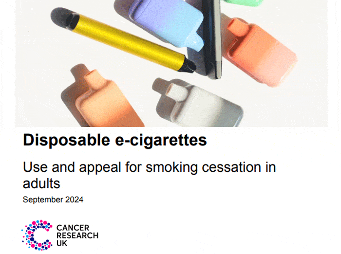 Cancer Research UK Has Concerns About UK Disposable Vape Ban