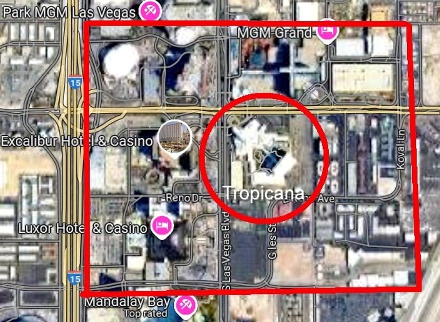 UPDATE: Street Closure Map Shows Where to Watch Tropicana Implosion