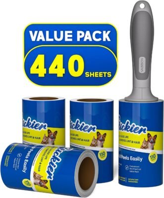 VASSON Lint Roller, 440 Sheets, 4 Rollers Only $4.99