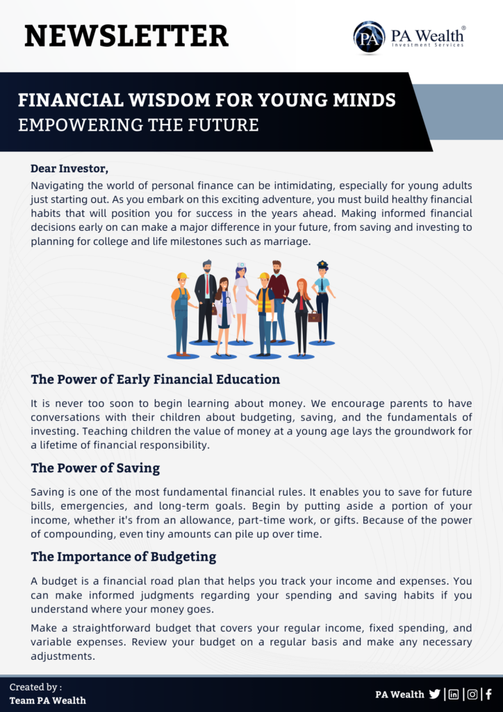 Financial Wisdom for Young Minds – Empowering the Future | Newsletter