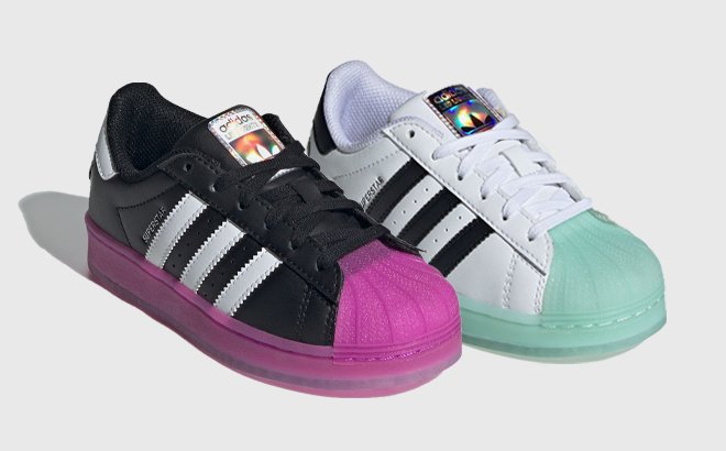 Adidas Superstar LED Lights Kids Shoes $53 Shipped