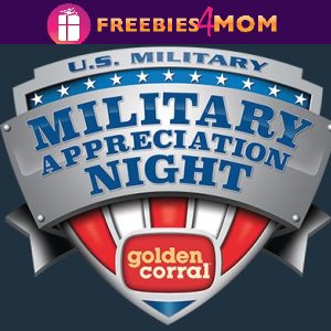 ⭐️Free Thank You Meal for Military at Golden Corral 11/11