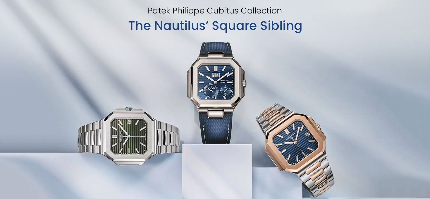 Patek Philippe Cubitus Collection: The Nautilus’ Square Sibling