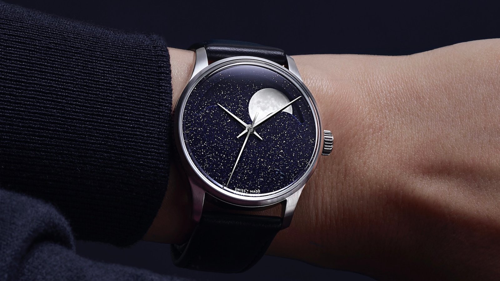 Christopher Ward’s GPHG-nominated aventurine moonphase is now available in a 37mm size