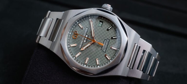 Hands-On Debut: Girard-Perregaux Laureato 38mm Watches In Sage Green And Midnight Blue